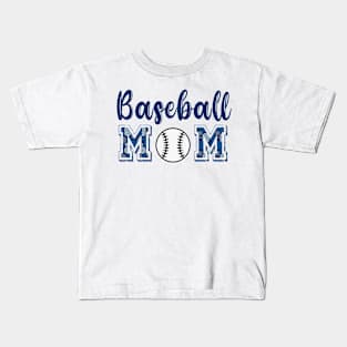 Baseball Mom Kids T-Shirt